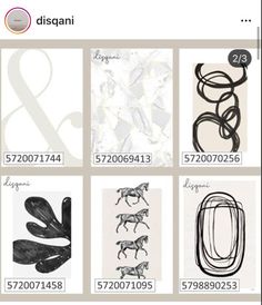 an image of different types of art on the app store's phone screen, including drawings and numbers