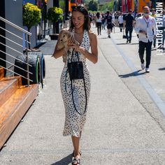 alexandra malena saint mleux with leo • imola grand prix 2024 Alexandra Malena, Style Guru, Long Dark Hair, Current Styles, Celebrity Outfits, Fashion Lookbook, Spring Summer Outfits, Holiday Fashion