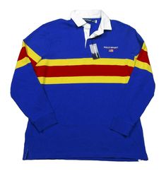 Rugby Polo, Polo Sport Ralph Lauren, Polo Sport, Silhouette Cut, Ralph Lauren Men, Post Office, Full Sleeve, Qr Code, Rugby