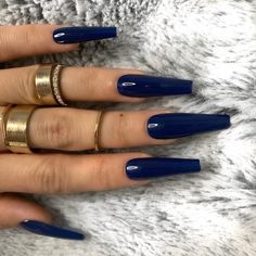 Blue Stiletto Nails, Blue Coffin Nails, Dark Blue Nails, Hippie Nails, Blue Acrylic Nails, Black Bedroom, Acrylic Nails Coffin, Fire Nails