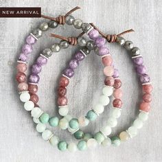 Every Little Win Matters Bracelets Stack of 3, Empowerment Collection, Meaningful Jewelry, Tiny Victories, Progress, Goals Adjustable Pastel Beaded Bracelets As Gift, Amazonite Beaded Bracelets For Everyday, Handmade Pastel Bohemian Bracelets, Pink Natural Stones Bracelet For Everyday, Everyday Pink Natural Stone Bracelets, Everyday Pink Bracelets With Natural Stones, Adjustable Pastel Beaded Bracelet, Amazonite Gemstone Beads Bracelet For Everyday, Adjustable Natural Stones Crystal Bracelet For Everyday