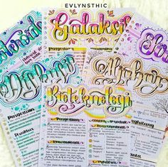 three different types of stickers with the words galaks and happy birthday written on them