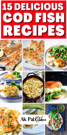 Delight in the world of seafood wonders with our array of cod fish recipes. These seafood recipes are perfect for healthy cooking such as baked, air-fried, and pan-fried cod fish options. Experience the essence of a healthy grilled cod meal, with fresh ingredients to invigorate your taste buds. Savor the rich Mediterranean flavors with our tantalizing Mediterranean dishes or explore the versatility of our Cod Fish Dinners tailored to your preferences. Best Cod Fish Recipes, Cod Fish Recipes Baked, Grilled Fish Fillet, Grilled Cod, Cod Fish Recipes, Seafood Dish Recipes, Fried Cod, Fish Recipes Baked, Fish Dinner Recipes