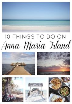 the beach with text overlay that reads 10 things to do on ama maria island