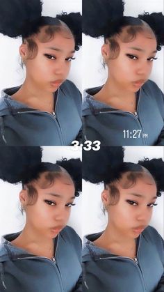 Easy Pretty Hairstyles, Hair Styles Braid, Flick Book, Hair Styles Easy, King Von, Mixed Curly Hair, Edges Hair, Lil Sister