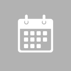 a white calendar icon on a gray background