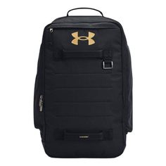 Under Armour Contain Backpack 'Black Yellow' 1378413-001 Black Backpack, Stylish Sneakers, Black N Yellow, Perfect Pair, Under Armour, Backpacks, Yellow, Black