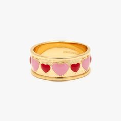 Enamel Heart Ring Couple Promise Rings, Best Friend Couple, Friend Couple, Cute Friendship, Language Of Love, Promise Rings For Couples, Free Bracelet, Rings For Girls, Rose Gold Metal