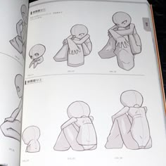 an open book with instructions on how to wear a scarf