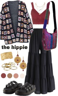 Hippie Witch Outfits, Hippie Outfits Winter, Hippie Winter Outfits, Winter Hippie Outfits, Hippie Outfit Inspo, Hippie Boho Outfits, Winter Hippie, 70s Inspired Fashion