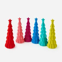 Large Flocked Christmas Tree - 6 Color Options, Shop Sweet Lulu Flocked Trees, Christmas Forest, Magnolia Baby, Pumpkin Thanksgiving, Flocked Christmas Trees, Felt Christmas Tree, Colorful Christmas Tree, Magical Christmas, Felt Christmas