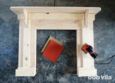 Build A Faux Fireplace, Fireplace Step, Diy Fireplace Mantle