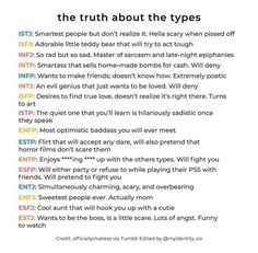 Mbti Personality Istp, Istp Personality Type, Types Of Personalities, Cognitive Functions Mbti, Mbti Personality Types, Infj Traits, Personality Descriptions