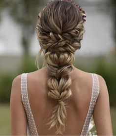 Coquette Hair, Pretty Ponytails, Ponytail Updo, Bridal Braids, Wedding Updo, Wedding Hair And Makeup, Bride Hairstyles