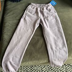 Nwt- Champion Reverse Weave Sweat Pants, Muted Iris . Unisex Size Xs Sweats Aesthetic, Champion Sweats, Clothes Board, Champion Pants, Champion Reverse Weave, Comfy Pants, School Fits, Cat Room, Sweat Pants