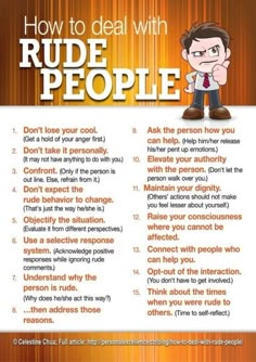 the rules for rude people to use