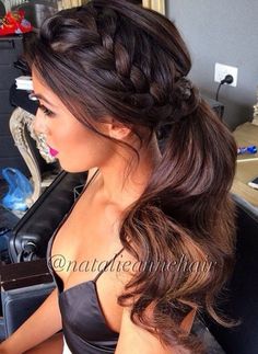 Hair 2018, Love Hair, Great Hair, Hair Dos, Ponytail Hairstyles, Gorgeous Hair, Bridesmaid Hair, Hair Day