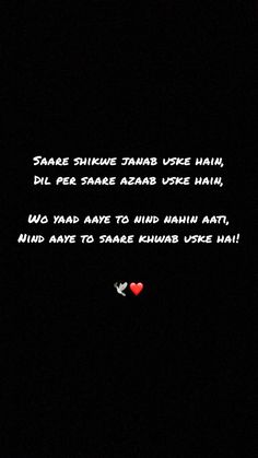 two birds flying in the air at night with words written below them that read share shuu taur use hain, dill per share aasah