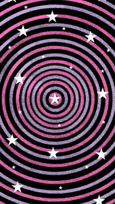 an abstract background with stars and circles in pink, purple and black colors photo - shopped