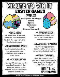 an easter game for kids to play with