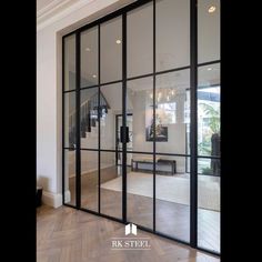 Photo Gallery | Internal Glass & Steel Room Partitions Glass Walls Interior, Glass Wall Partition Design, Internal Window Between Rooms, Kitchen Glass Wall, Glass Wall Design, Wall Partition Design, Kitchen Glass, Glass Walls