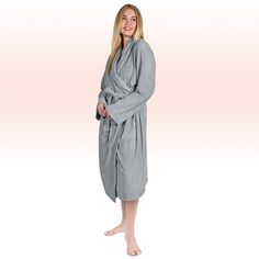 The bathrobe is super soft, cozy and keeps you warm and comfy as if you were wearing a blanket. The removable belt makes your robe fit your body better. TWO CONVENIENT POCKETS: two left and right pockets for carrying your phone or remote control. Suitable for Holiday Gifts:Mother's Day Gift,Thanksgiving Gift,Christmas Gift,Valentine's Day Gift,Birthday Gift. Our bathrobes come in two sizes, please choose according to your size. Package Including: 1x Women Long Robes. Cozy Super Soft Robe For Loungewear, Super Soft Long Sleeve Robe For Loungewear, Cozy Robe For Loungewear, Cozy Relaxed Fit Robe For Relaxation, Long Robes, Matching Robes, Thanksgiving Gift, Shawl Collar, Gift Christmas