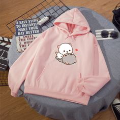 Cute Cat Cartoon Print Hoodies Women sold by KoKo Fashion. Shop more products from KoKo Fashion on Storenvy, the home of independent small businesses all over the world. Kitten Cuddle, Kawaii Hoodies, Kawaii Hoodie, Kawaii Panda, Streetwear Clothes, Cute Hoodie, Cartoon Outfits, Baby Panda, Anime Hoodie