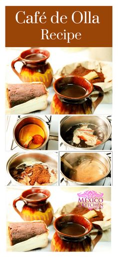 the steps to making an old fashioned sauce in a skillet and then being cooked