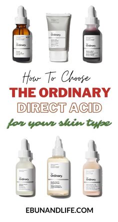 If you're not sure which of The Ordinary Direct Acids to use in your skincare routine, I've broken them down and explained each of them. Mandelic Acid