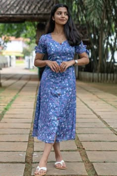 Casual Wear – KULINA Cotton Aline Frocks For Women, Aline Tops For Women, Aline Frock Design, Aline Frocks For Women, Simple Cotton Frocks For Women, Aline Kurti Design, Cotton Frocks For Women, Aline Frock, Frock Photos