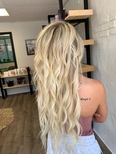 Full Set Highlights Blonde, Utah Blonde Hair, Light Blonde Partial Highlights, Very Blonde Highlights, Yellow Blonde Highlights, Blonde Heavy Highlights, Golden Blonde Full Head Highlights, Warm Vs Cool Blonde, Partial Highlights Honey Blonde