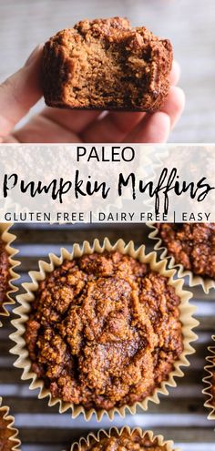 palen pumpkin muffins with text overlay