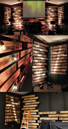 several pictures of different types of wood and lighting