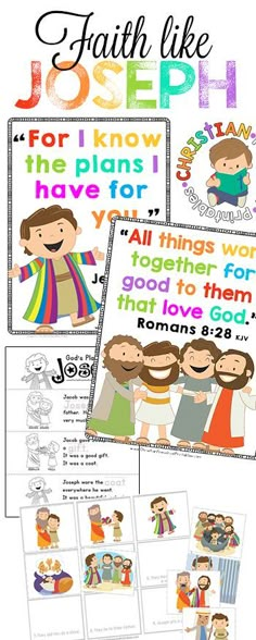 the bible has been made to teach children about jesus and his family with this printable activity