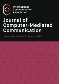 the book cover for journal of computer - mediated communication