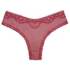 It's time to get lacy with this Currant Stretch Lace Panty Trim Panel. Measuring 10¼ inches by 14¼ inches overall when laid flat, this delicate panel is the perfect shape for the back of a pair of panties, featuring a lattice-like pattern in the center and swirling, scalloped borders that don't detract from the soft, skin-friendly hand. Elegant and feminine, it has a more-than 50% stretch through its width, making it the perfect fit to easily assemble lingerie sets, open-back bodysuits, and play Stretch Lace Bottoms With Scalloped Lace, Fitted Bottoms With Delicate Lace And High-cut Leg, Fitted High-cut Leg Bottoms With Delicate Lace, Elegant Stretch Bottoms With Scalloped Lace, Stretch Lace Bottoms With Lace Patchwork, High-cut Lace Bottoms With Lace Trim, High-cut Leg Lace Bottoms With Lace Trim, Fitted Red Lace Bottoms, Red Lace Brief Bottoms