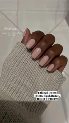 Pretty Simple Nails, Nagellack Trends, Milky Nails, Squoval Nails, Work Nails, Short Square Acrylic Nails, Girls Nails, Neutral Nails, Square Acrylic Nails