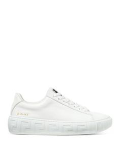 Versace Women's Greca Low Top Sneakers Versace Shoes Women, Up Logo, Versace Shoes, Training Sneakers, Recycled Rubber, Low Top Sneakers, Sneakers Online, Sneakers Shoes, Shoes Women