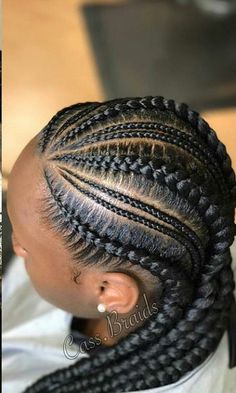 Ghana Braids Cornrows, Rope Braided Hairstyle, Ghana Braids Hairstyles, Feed In Braids Hairstyles, African Hair Braiding Styles, Box Braids Hairstyles For Black Women, Braids Hairstyles Pictures, Braided Cornrow Hairstyles, Hair Twist Styles