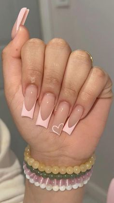 Colorful Nails, Smink Inspiration, Short Acrylic Nails Designs, Pink Acrylic Nails