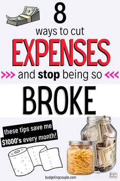 the 8 ways to cut expenses and stop being so broke these tips save me $ 100's every month