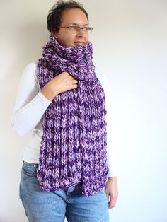 >> Match the hat to this scarf: https://www.etsy.com/shop/WoolFans?ref=seller-platform-mcnav&section_id=14152943 >> In beautiful melange purple, this knit wrap scarf can be worn in different ways around the neck and shoulders. Soft and comfortable while wearing it, this shawl gives warmth in winter time and complements your winter outfit, and adds color to it. Squishy and chunky, is hand knitted of wool and acrylic blend yarns of different thicknesses and shades of pastel purple and dark purple, Purple Knitted Winter Scarves, One Size Purple Winter Scarves, Purple Yarn Scarf, Shades Of Pastel, Chunky Knit Scarf, Bulky Knit, Violet Pastel, Knitted Scarves, Mohair Scarf