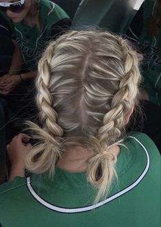 Dc Fits, Track Meet, Sport Hair, Gym Ideas, Game Day Hair, Athletic Hairstyles