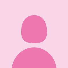 a pink background with an image of a person's head in the center and two circles above it