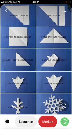 how to make snowflakes out of paper - step by step instructions