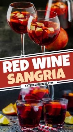 Easy Red Wine Sangria With Sprite