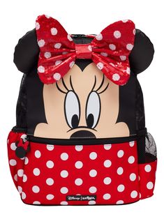 Minnie Mouse Junior Character Hoodie Backpack Blackred - Smiggle Online Hoodie Backpack, Character Backpack, Plus Dress, Baby Doll Accessories, Bottle Sleeves, Flower Girl Tutu, Drink Bottle, Glitter Bow, Minnie Ears