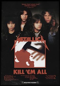 metallic kill'em all movie poster