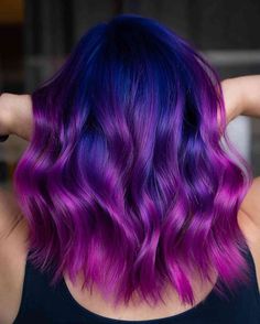 Blue And Pink Hair, Pink Purple Hair, Pink Ombre Hair, Blue Ombre Hair