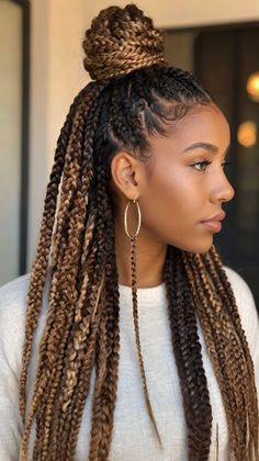 formal hairstyles to do with box braids